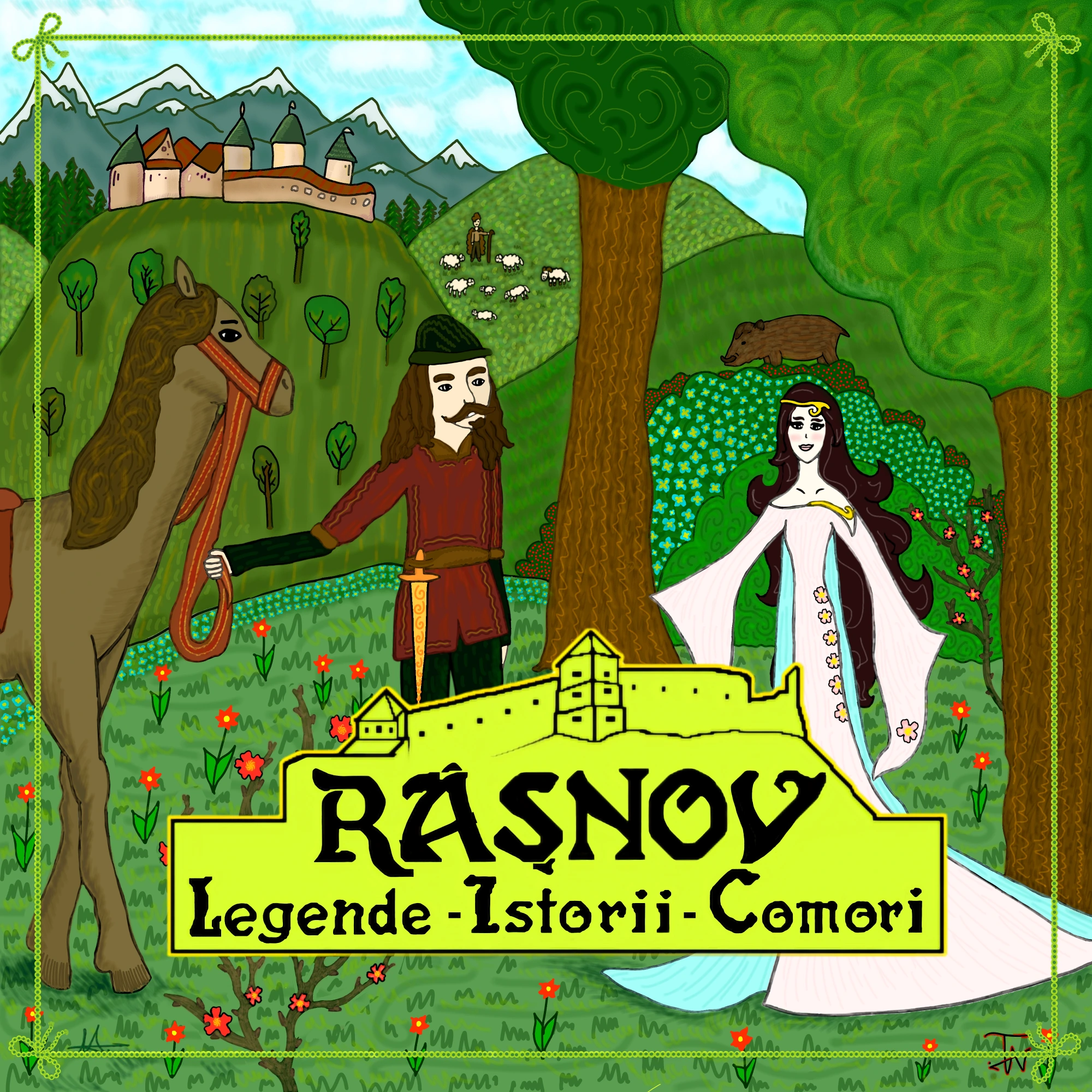 Coperta cărții Râșnov - Legende, Istorii, Comori