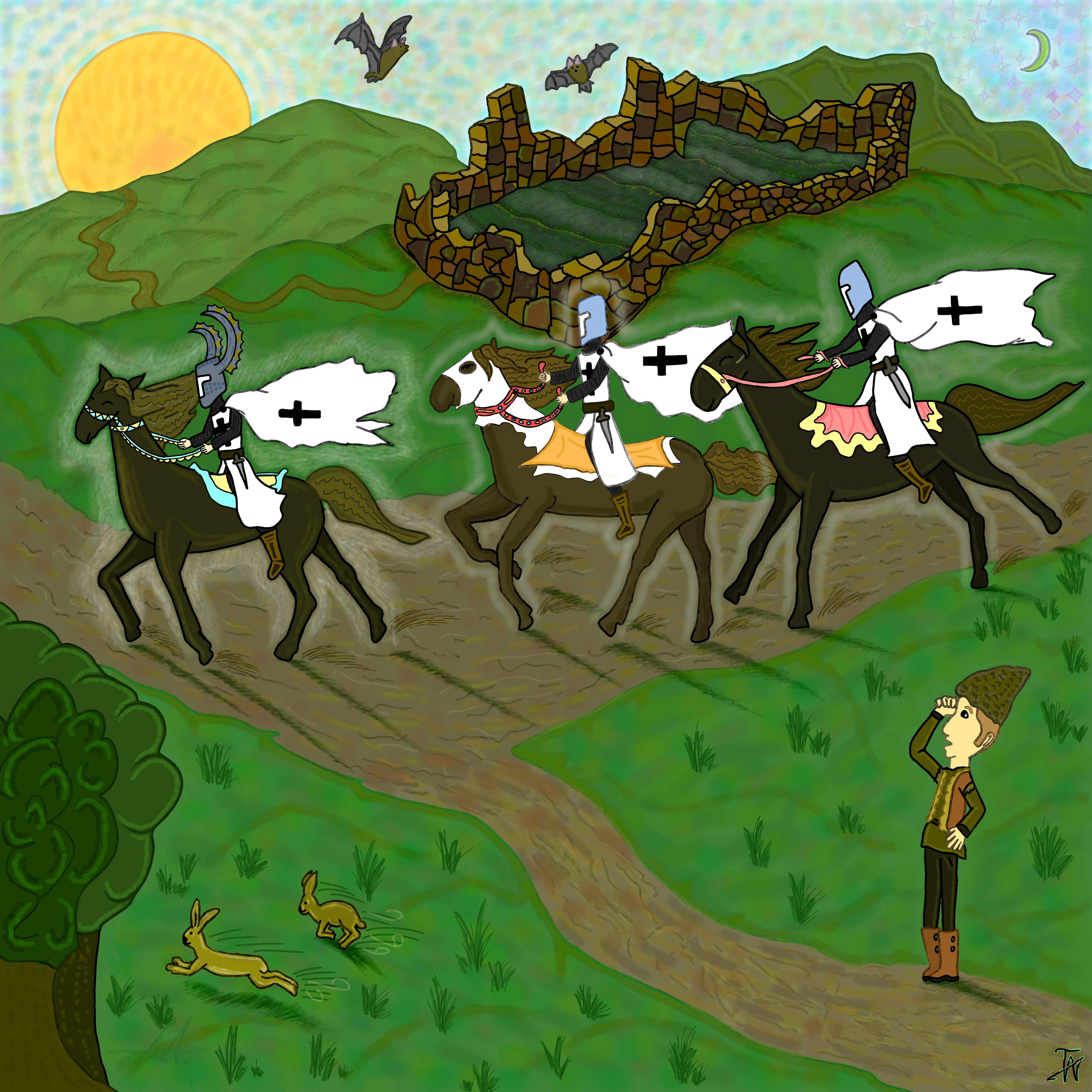 Ilustrație - Nălucile cetății de pământ